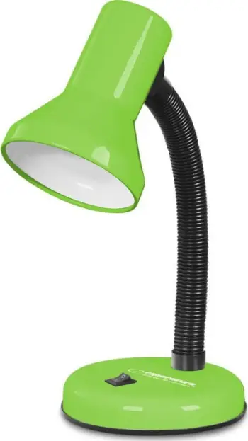 Llambë tavoline Esperanza ELD108G, për poç E27 12W, e gjelbër