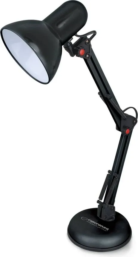 Lampë tavoline Esperanza ELD112K, për llambë LED E27 12W, e zezë - 2