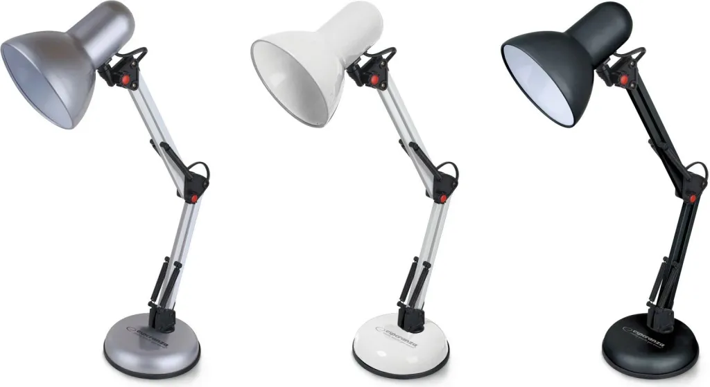 Lampë tavoline Esperanza ELD112K, për llambë LED E27 12W, e zezë - 4