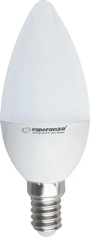 Poç LED Esperanza E14, 4W, 320 lm (ELL144), i bardhë - 1