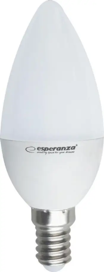 Llambë LED Esperanza ELL146, E14, 6W, 580lm, e bardhë
