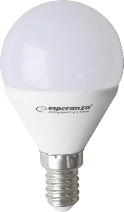 Poç LED Esperanza E14, 6 W, 580 lm, i bardhë - 1