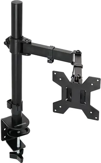 Kllapë tavoline për monitor Esperanza Horkos ESP-ERW017, 10"-27", rrotullim 360°, e zezë