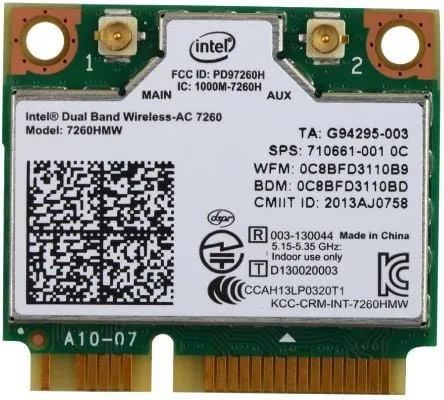 Kartë rrjeti Intel DB WIRELESS-AC - 1