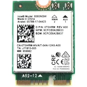 Përshtatës rrjeti Intel Network Mbushës Ac9560 M.2 2230 Ac,Bt