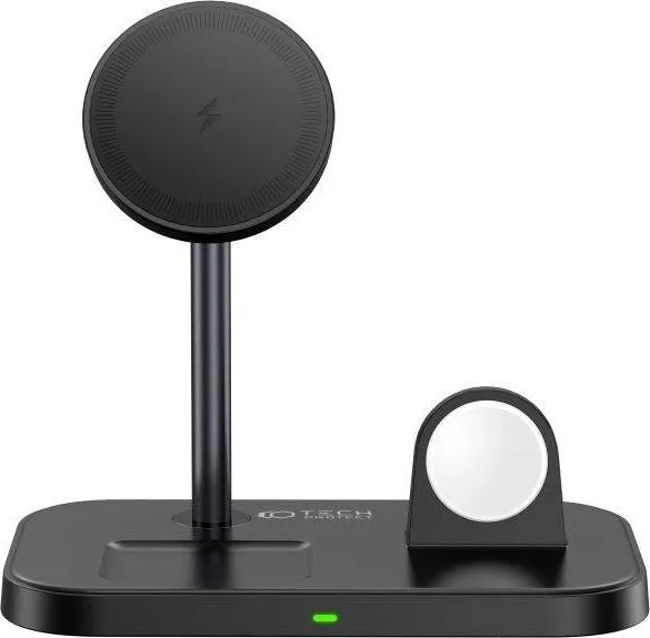 Karikues magnetik Tech-Protect MagSafe Qi15W A22 3in1, i zi - 5