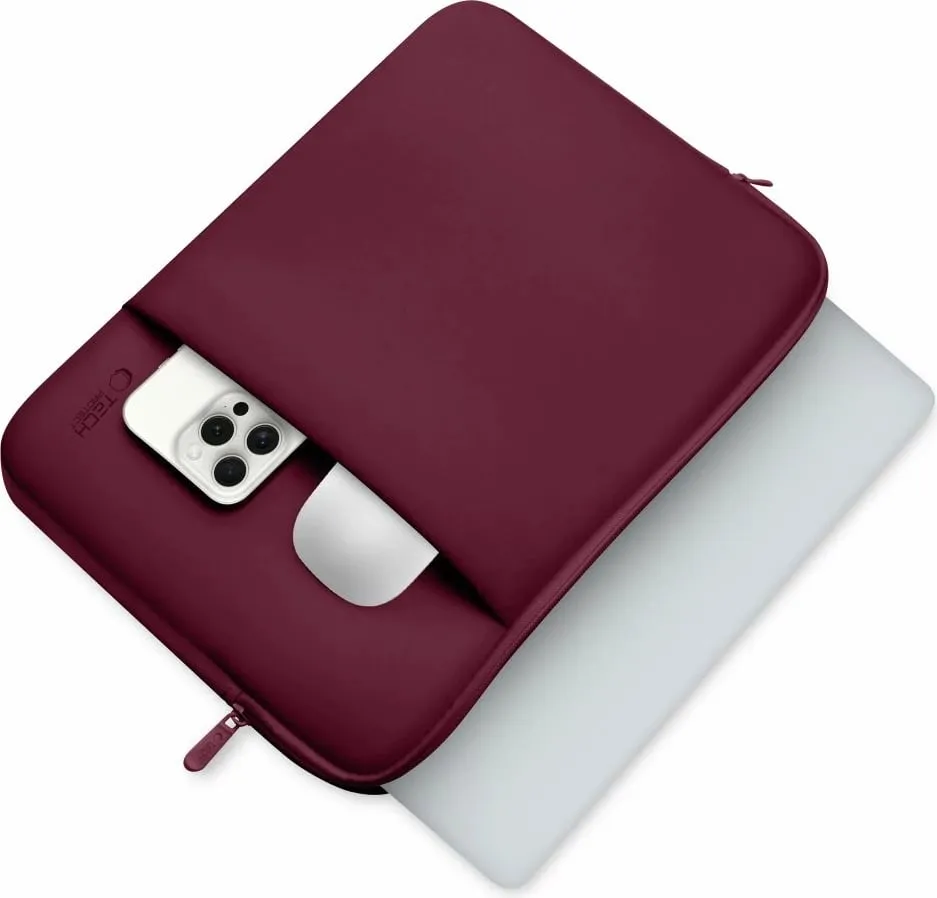 Mbështjellës laptopi Tech-Protect Neoprene 14", Kuq e errët - 5