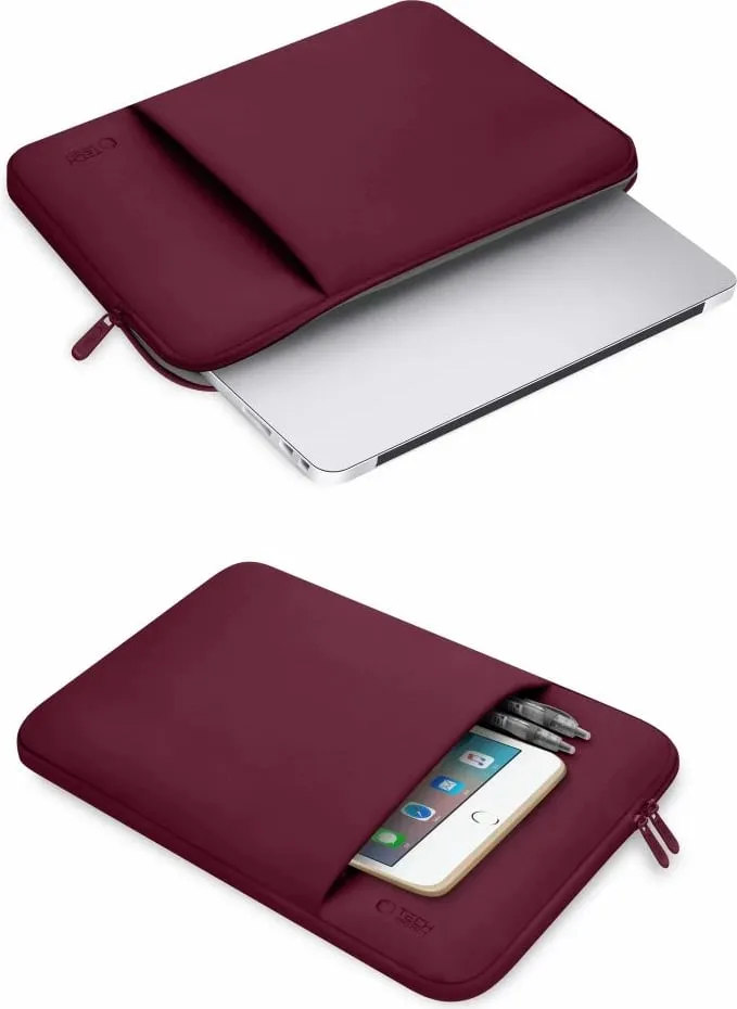 Mbështjellës laptopi Tech-Protect Neoprene 14", Kuq e errët - 7