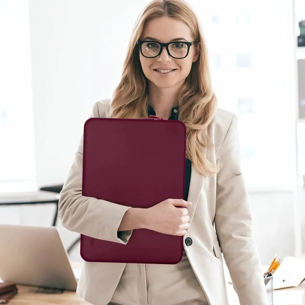 Mbështjellës laptopi Tech-Protect Neoprene 14", Kuq e errët - 9