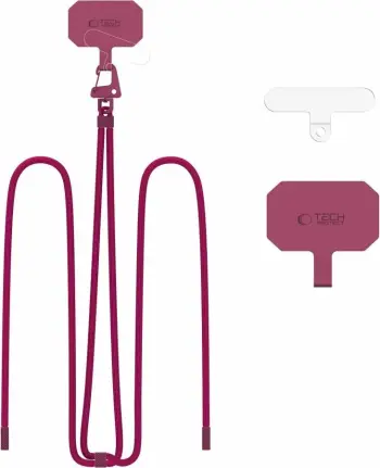 Rrip crossbody për celular Tech-Protect C5S, i kuq