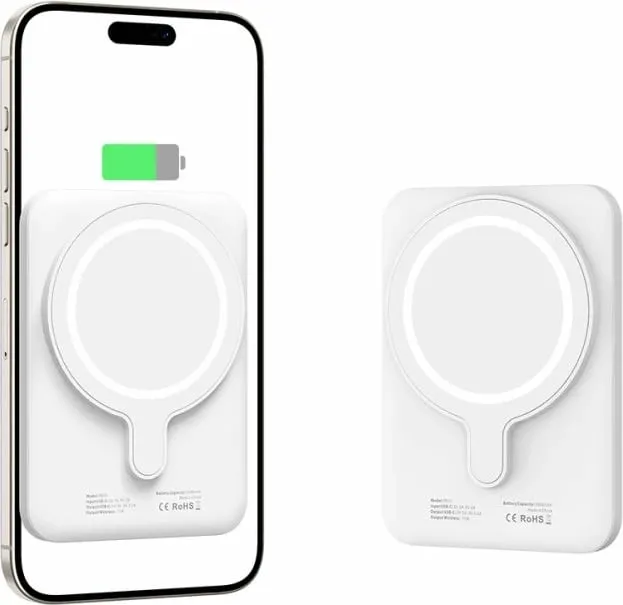 Powerbank Tech-Protect LifeMag PB10, 5000mAh, MagSafe, USB-C, e zezë - 2