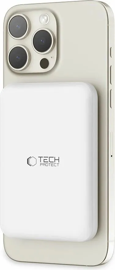 Powerbank Tech-Protect LifeMag PB10, 5000mAh, MagSafe, USB-C, e zezë - 8