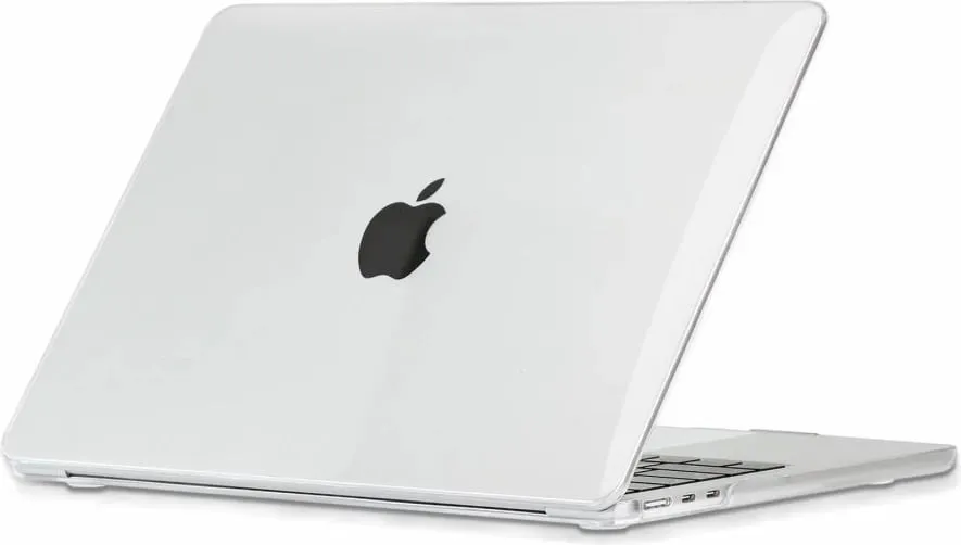 Mbështjellës Tech-Protect SmartShell për MacBook Air 13" M2/M3, Transparent me shkëlqim - 2