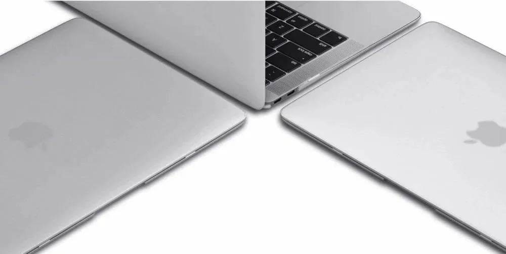 Mbështjellës Tech-Protect SmartShell për MacBook Air 13" M2/M3, Transparent me shkëlqim - 4