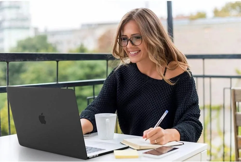 Mbështjellës Tech-Protect SmartShell për MacBook Air 13" M2/M3, Transparent me shkëlqim - 6