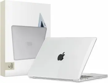 Mbështjellës Tech-Protect SmartShell për MacBook Air 13" M2/M3, Transparent me shkëlqim