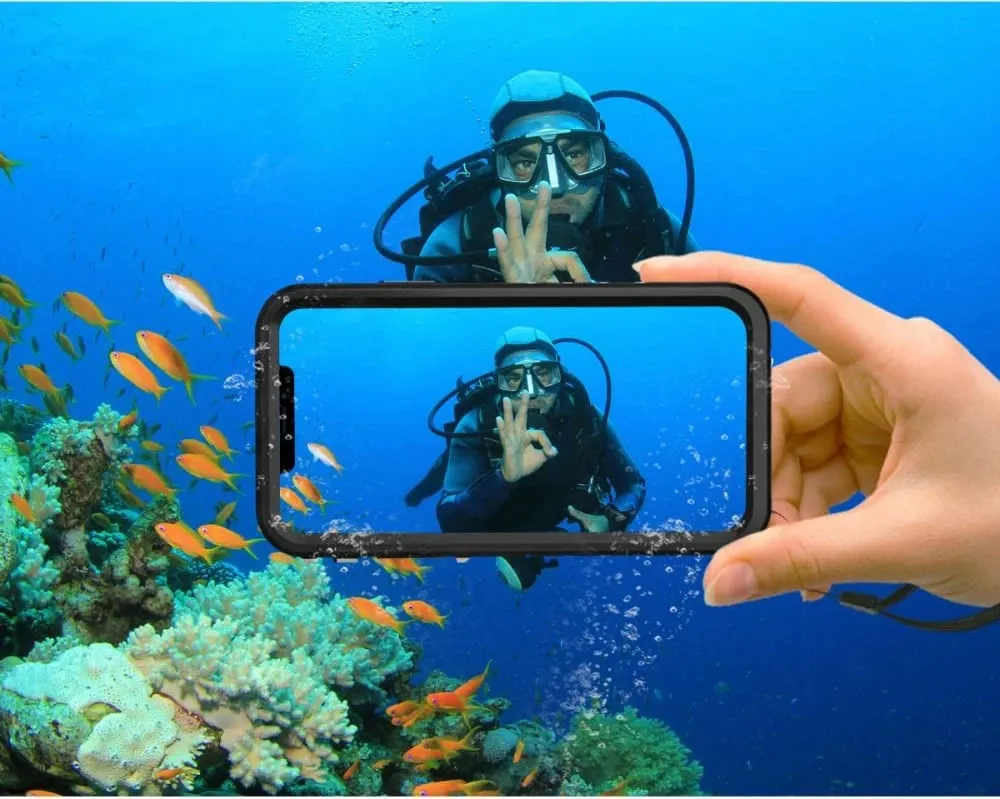 Mbështjellës Tech-Protect ShellBox IP68 për iPhone 13, i zi - 4