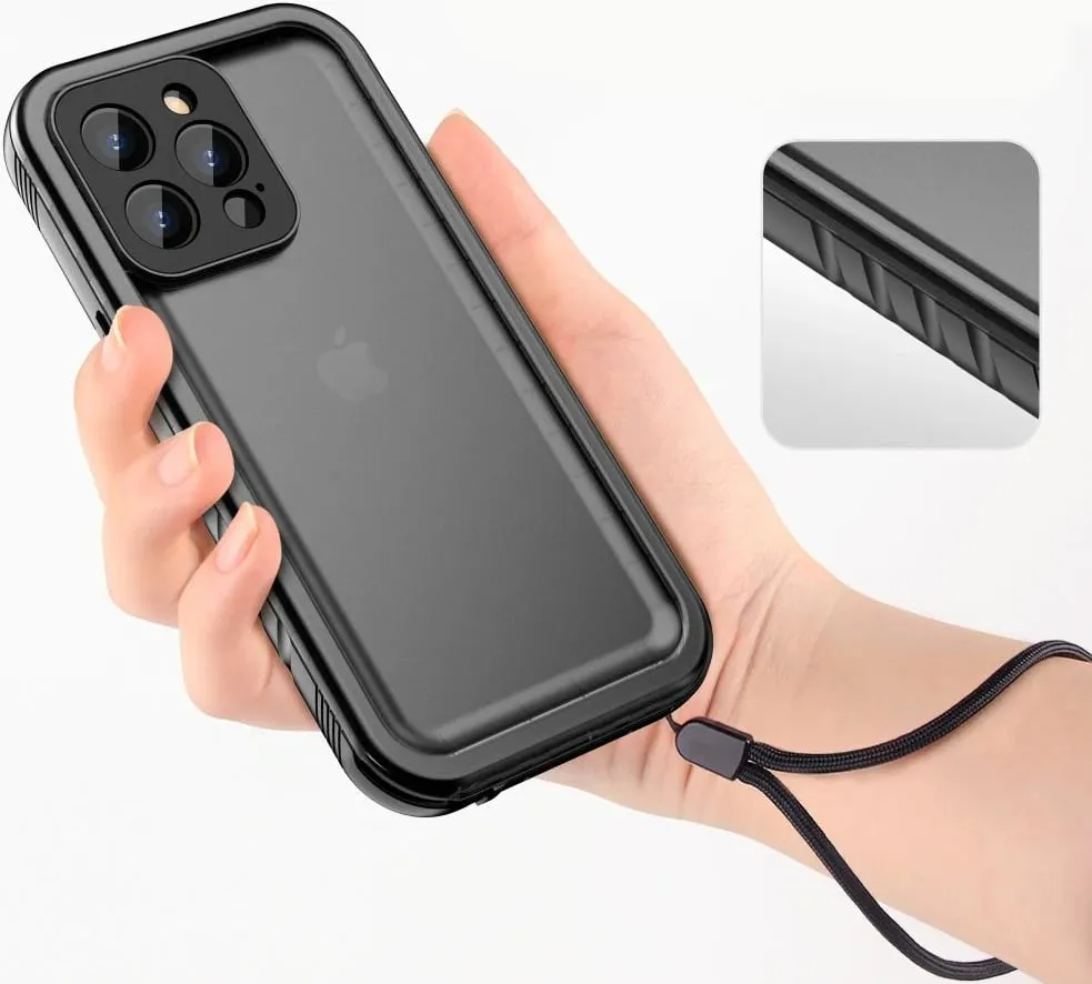 Mbështjellës Tech-Protect ShellBox IP68 për iPhone 13, i zi - 6