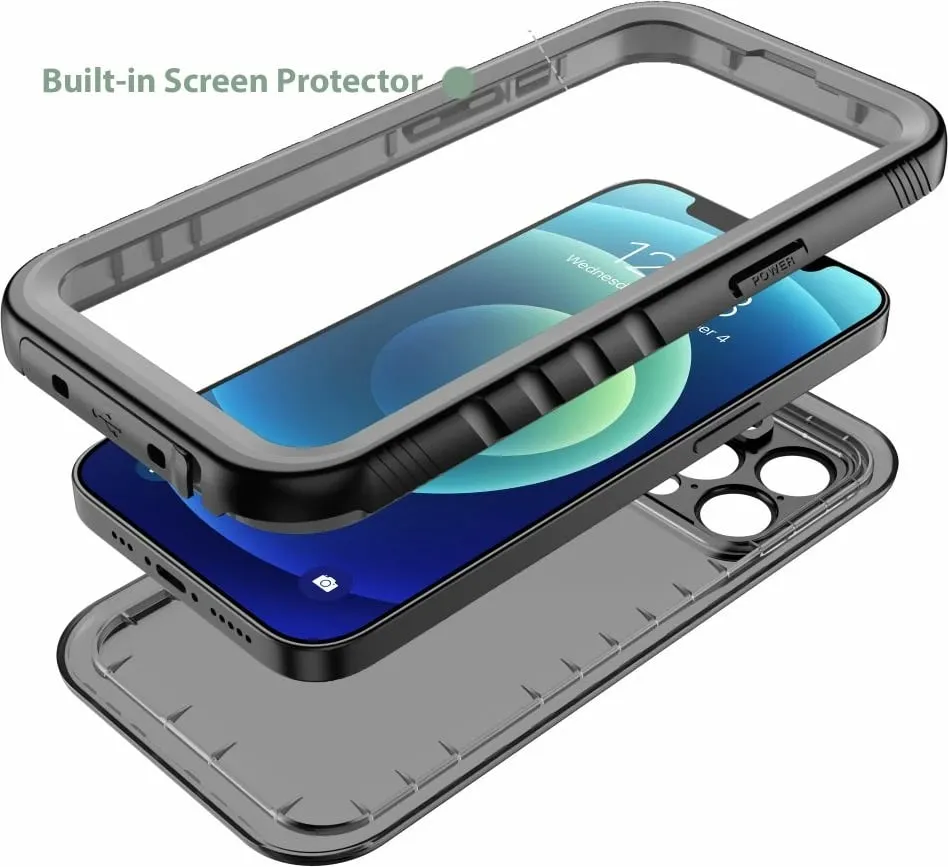 Mbështjellës Tech-Protect ShellBox IP68 për iPhone 13, i zi - 7