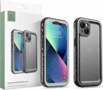 Mbështjellës Tech-Protect ShellBox IP68 për iPhone 13, i zi