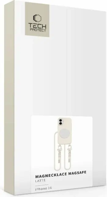 Mbështjellës Tech-Protect MagNecklace me litar për iPhone 16, Verdhë
