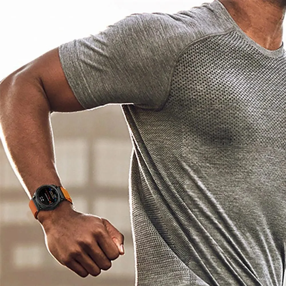 Rrip najloni për smartwatch Tech-Protect Nylon Pro, për Garmin Fenix 5/6/6 Pro/7, e gjelbër e errët - 3
