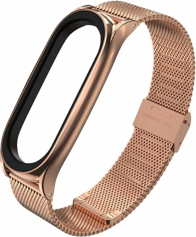 Rrip milanez për Xiaomi Mi Band 5/6 Tech-Protect, Rozë - 2