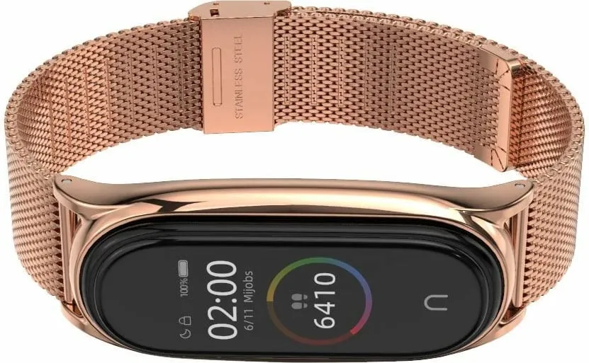 Rrip milanez për Xiaomi Mi Band 5/6 Tech-Protect, Rozë - 3