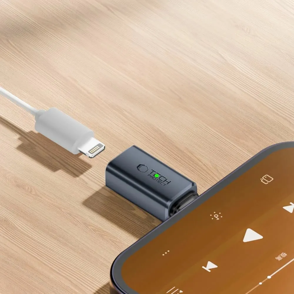 Adapter Tech-Protect UltraBoost Type-C në Lightning, Gri - 2