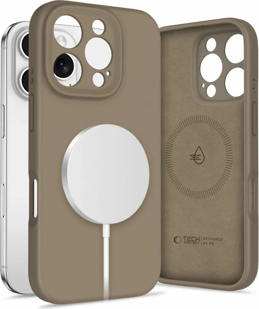 Mbështjellës Tech-Protect Liquid Silicone MagSafe për iPhone 16 Pro Max, Vjollcë - 1
