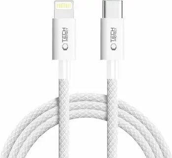 Kabllo karikimi Tech-Protect UltraBoost, USB-C në Lightning, 200 cm, Gri
