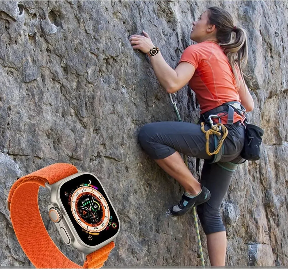 Rrip najloni për Apple Watch Tech-Protect Nylon Pro Strap, 42/44/45/49 mm, e gjelbër e errët - 5
