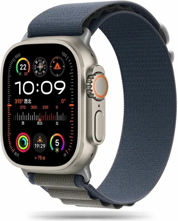 Rrip najloni për Apple Watch Tech-Protect Nylon Pro Strap, 42/44/45/49 mm, e gjelbër e errët - 6