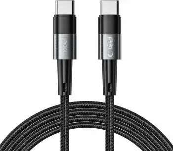 Kabllo USB-C/USB-C Tech-Protect UltraBoost 2m, 100W, Gri