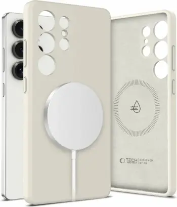 Mbështjellës Tech-Protect Liquid Silicone MagSafe për Samsung Galaxy S25 Ultra, Vjollcë