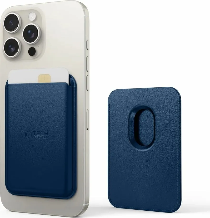 Mbajtëse kartelash për celular Tech-Protect MagWallet MagSafe, Kaltër - 3