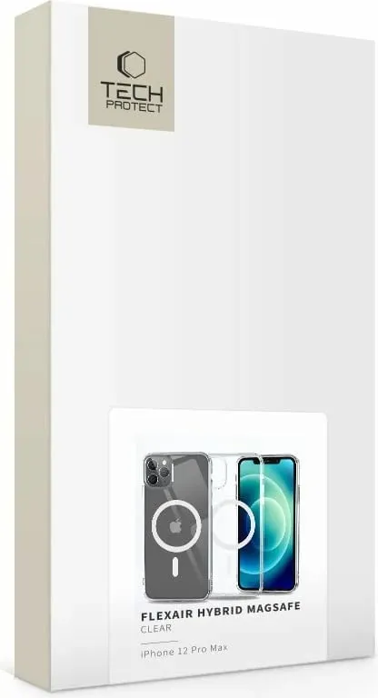 Mbështjellës Tech-Protect FlexAir MagSafe për iPhone 12 / 12 Pro, Transparent - 6