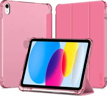 Mbështjellës Tech-Protect SC Pen Hybrid për iPad 10 (2022), Transparent/Kaltër