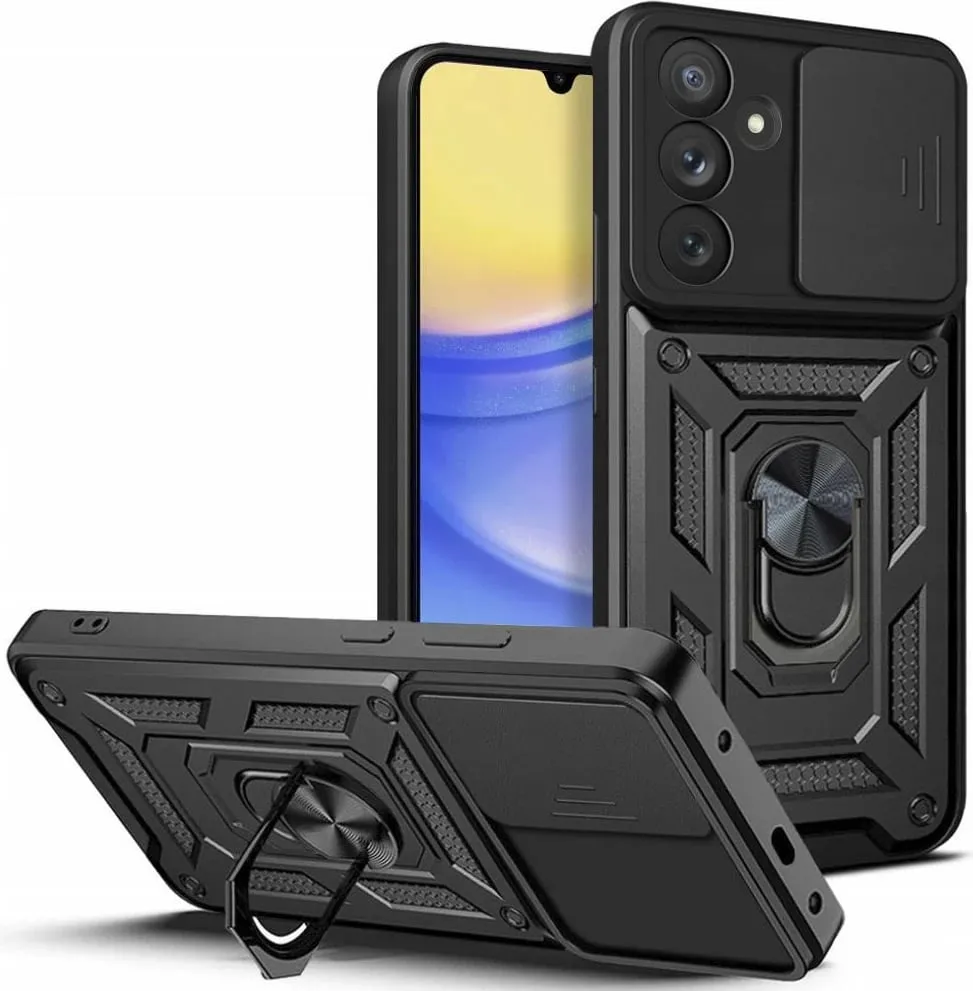 Mbështjellës Tech-Protect CamShield Pro për Samsung Galaxy A15 / A15 5G, i zi - 1