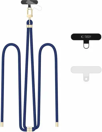 Rrip crossbody për celular Tech-Protect C7S, me adapter, Kaltër