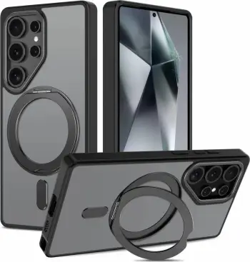 Mbështjellës Tech-Protect MagMat MagSafe për Samsung Galaxy S25, i zi mat