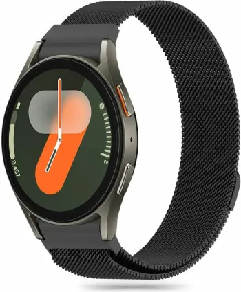 Rrip çeliku inox Tech-Protect për Samsung Galaxy Watch 4/5/5 Pro/6/7/FE, i zi