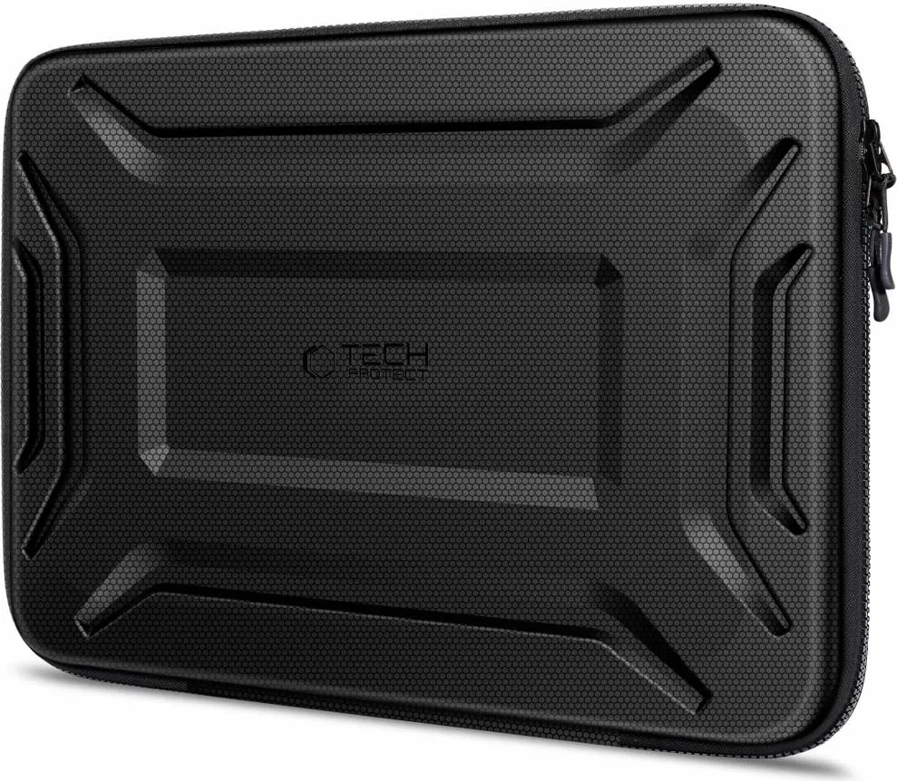 Kasë Tech-Protect Kevlar Pro për laptop 13-14", e zezë - 2