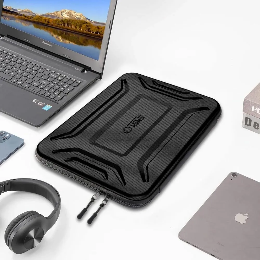 Kasë Tech-Protect Kevlar Pro për laptop 13-14", e zezë - 6
