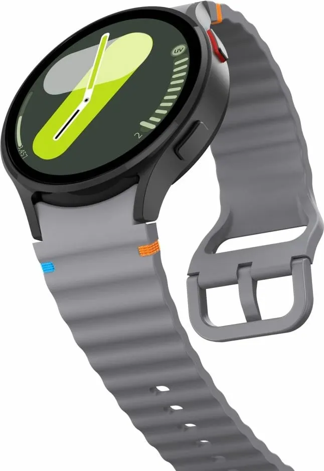 Rrip silikoni për smartwatch Tech-Protect për Samsung Galaxy Watch 4/5/5 Pro/6/7/FE, Gri - 3