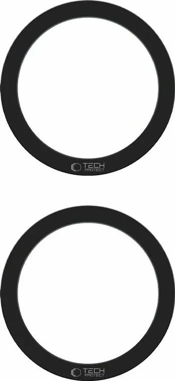 Set unazash MagSafe Tech-Protect MMP-110 2in1 për mbështjellës celulari, e zezë, 2 copë - 2