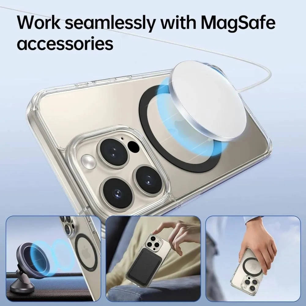 Set unazash MagSafe Tech-Protect MMP-110 2in1 për mbështjellës celulari, e zezë, 2 copë - 6