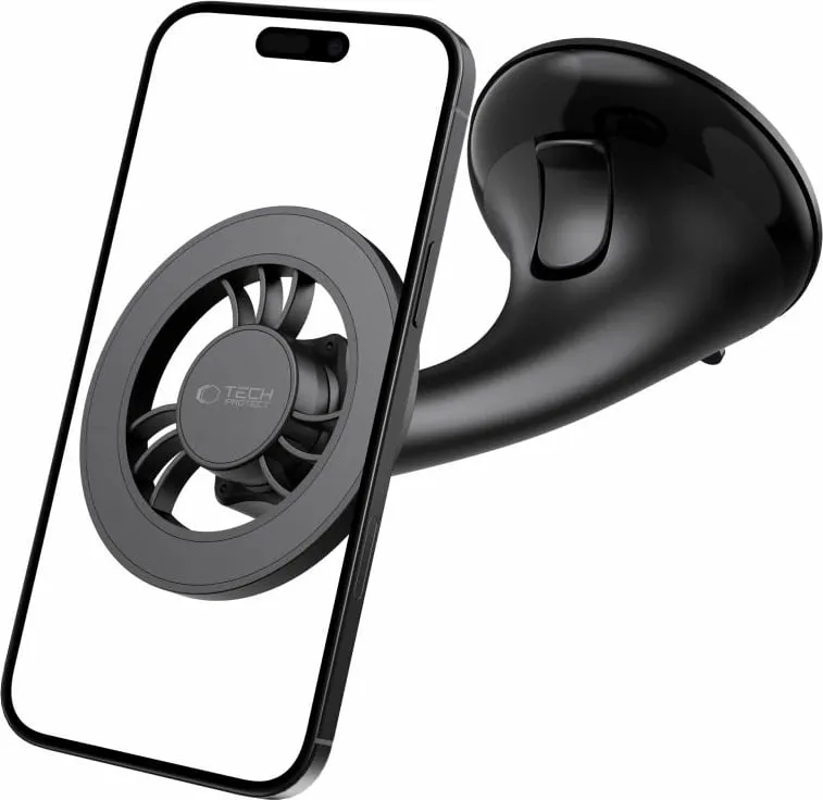 Mbajtës magnetik për celular Tech-Protect N56 me MagSafe, i zi - 5