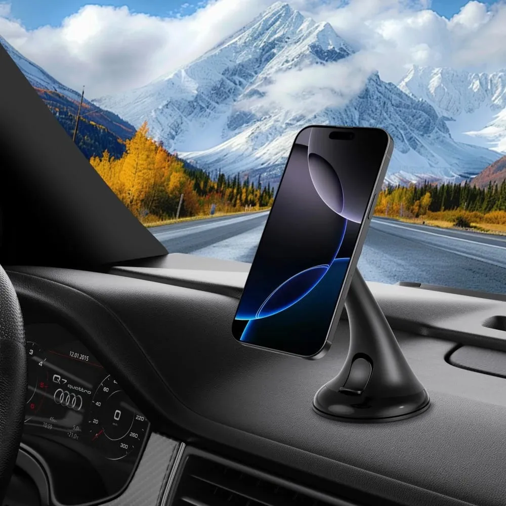 Mbajtës magnetik për celular Tech-Protect N56 me MagSafe, i zi - 9