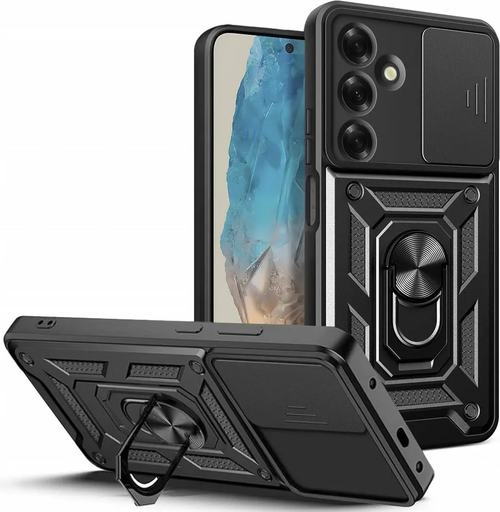 Mbështjellës Tech-Protect Camshield Pro për Samsung Galaxy M35 5G, i zi - 1
